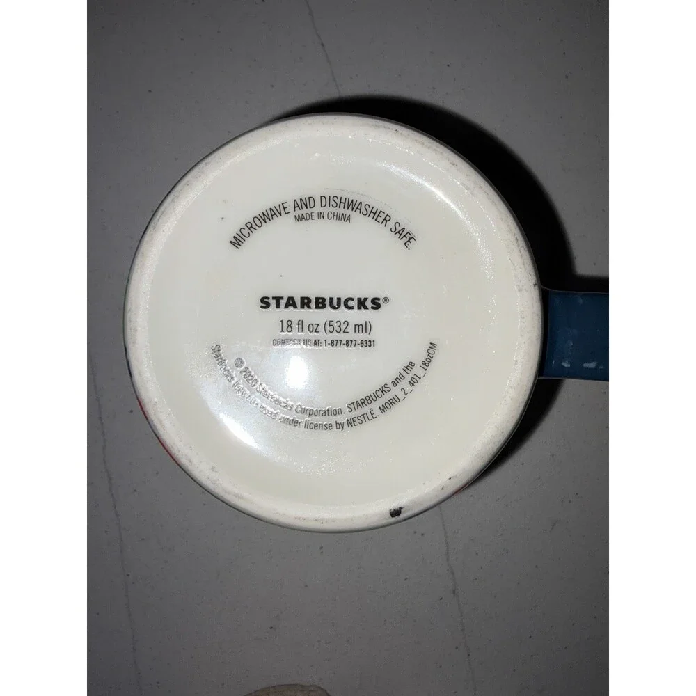 Starbucks Holiday Plaid Ceramic Mug 18oz Microwave & Dishwasher Safe